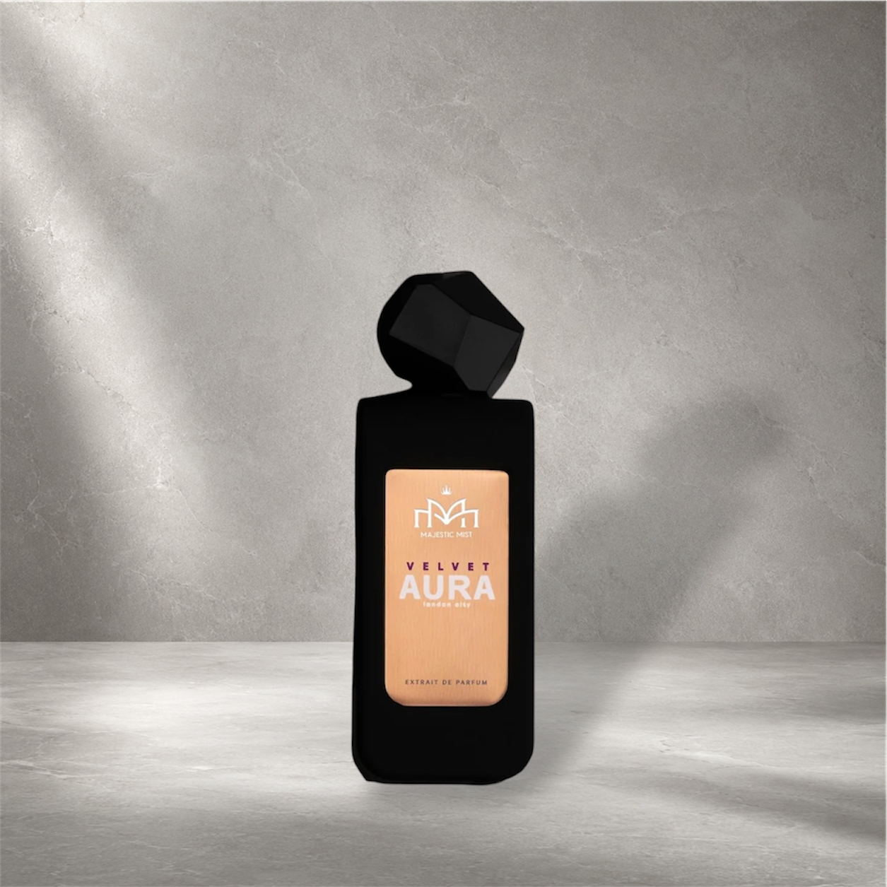 Flacon 100ml de Velvet Aura par Majestic Mist, parfum gourmand et café